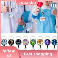 คลิปหนีบสายคล้องผีเสื้อสังกะสีอัลลอยปรับขนาดได้ RUPANBO039392692ที่ยืดป้ายชื่อ360 ° แบบคลิปคาราบิเนอร์แบบพกพาป้ายตัวดึงห่วงโซ่กุญแจ