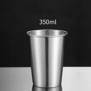 Water Cup 304 Stainless Steel Single Layer Beer Juice Drinking Cup