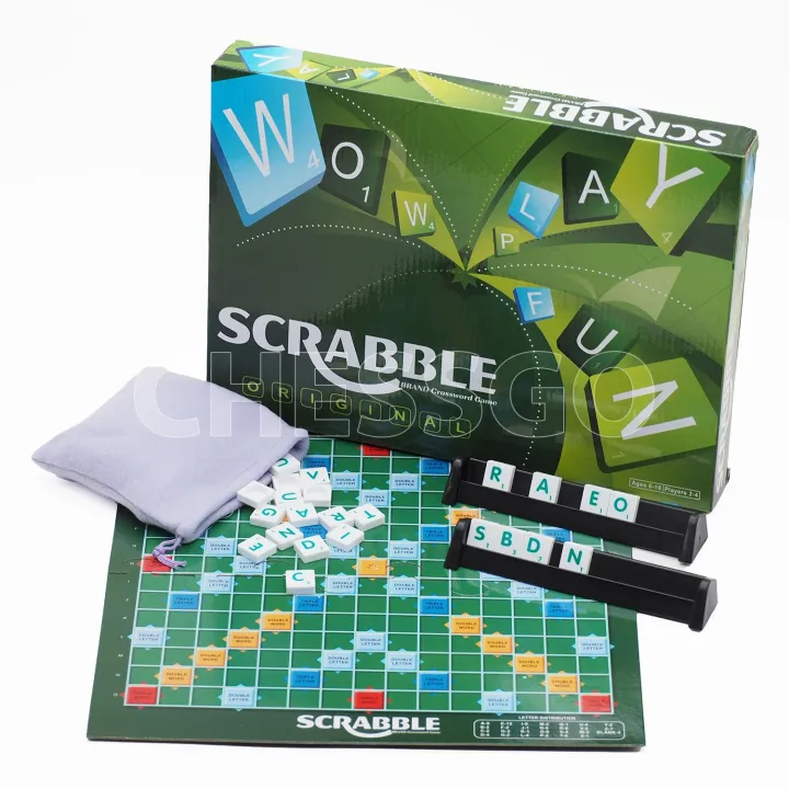 Scrabble Original เกมต่อศัพท์ภาษาอังกฤษ สินค้าพร้อมส่งจากไทยค่ะ ...