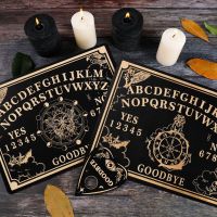12inch Wooden Divination Pendulum Board Engraved Magic Board Ouija Board Metaphysical Message Witchs Pendulum Board Kit