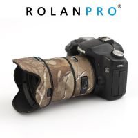 ROLANPRO ที่บังฝนเสื้อกันหนาวลายทหารเลนส์สำหรับซิกม่า28มม. F1.4 DG เลนส์ศิลปะเคสป้องกันกันน้ำไนลอนอุปกรณ์ป้องกันเลนส์