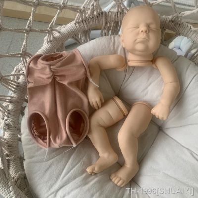 ⊙ 20 polegada kit boneca renascer bellami dormindo bebê lifelike macio fresco cor inacabado diy peças de em branco com corpo pano