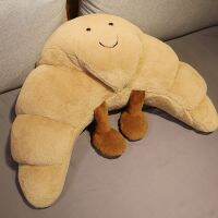 【A Great】 18/36/70ซม. CuteCroissant PlushStuffed อาหารขนมปังนุ่ม DollToys BedroonPillowBirthday ของขวัญ