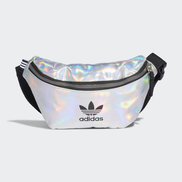 กระเป๋า-adidas-originals-waistbag-fl9632-กระเป๋าคาดอก-คาดเอว-สีเงิน-เมทัลลิก-silver-metallic-ลิขสิทธิ์แท้100