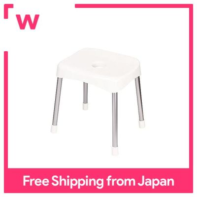 เก้าอี้อาบน้ำความสูงกว้าง40ซม. สไตล์เก้าอี้อาบน้ำสีขาวผลิตจาก HB-1255ญี่ปุ่นแท้