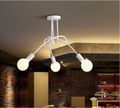 Ouyang Chens new style creative lamp office chandelier simple iron art lamp room lamp bedroom lamp ceiling lamp
