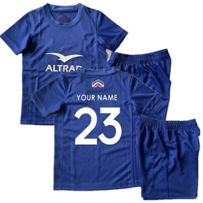 [hot]2023 :16-18-20-22-24-26 HOME SHORTS KIDS JERSEY size RUGBY KIT FRANCE YOUTH