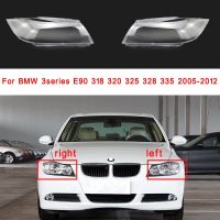 ฝาครอบไฟหน้ารถโป๊ะไฟแบบโปร่งใสเลนส์แก้ว S ไฟหน้าสำหรับ BMW 3Series E90 318 320 325 328 335 2005-2012