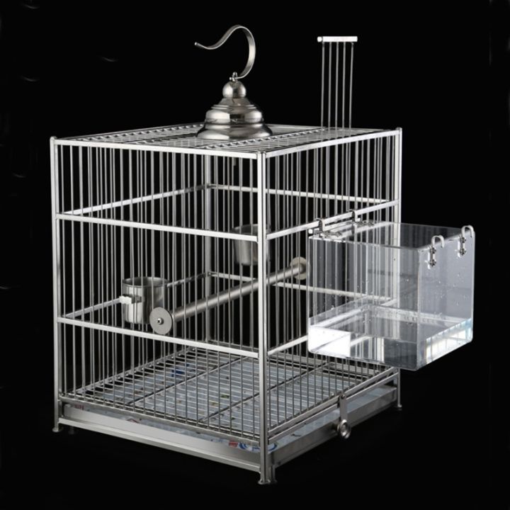 กรงนกอาบน้ำทำความสะอาดอุปกรณ์สัตว์เลี้ยง-c-ockatiel-นกอ่างอาบน้ำที่มีตะขอแขวนสำหรับนกน้อยนกแก้วกว้างขวางนกแก้ว