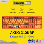 Bàn phím cơ AKKO 3108 RF Dragon Ball Z Goku Dual-mode AKKO sw v3 - Hàng