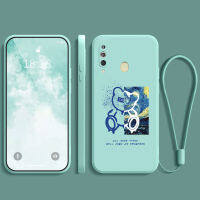 เคส samsung a60 ยางนิ่ม กันกระแทก กันน้ำ กันลื่น ฝาหลัง คลุมเต็มขอบ ไม่เบียด ฟิล์มมือถือ เคสใส่เลนส์ ลายการ์ตูนน่ารัก