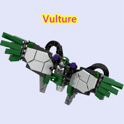 Vulture Spiderman ของขวัญวันเกิดของเล่นเพื่อการศึกษาสำหรับเด็ก DIY Building Blocks Minifigures Bricks Movie