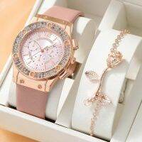 【HOT】 Watches Rhinestone Wristwatch Ladies Relogio Feminino