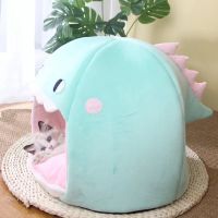 2021 New Cave Cat House Pet Bed Tent Lounger Dog Basket Mat Puppy Kittens Warm Cozy House Kennel Cushion Supplies Bed For Cats Beds