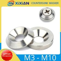 Countersunk Washer M3 M4 M5 M6 M8 M10 Conical Solid Flat Gasket Concave and Convex Tapered Cone Conical Stainless Steel Washers