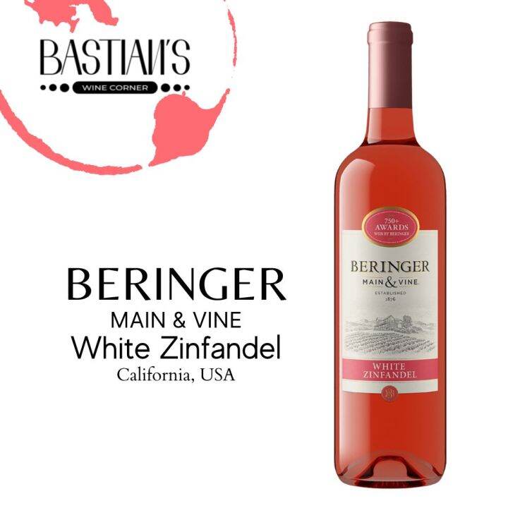Beringer Main & Vine White Zinfandel Rose Wine 750ml Lazada PH