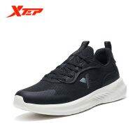 XTEP Unisex รองเท้าวิ่งหนังกันน้ำลื่นรองเท้ากีฬาคู่878119110007