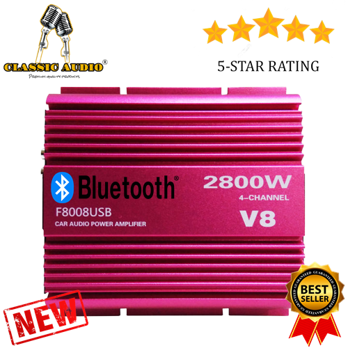 Alpine 4 Channel Car Audio High Power Amplifier / Car Amplifier with