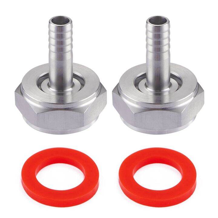 Stainless Steel Beer Keg Coupler Fitting,Beer Line Connector Kit,Hex