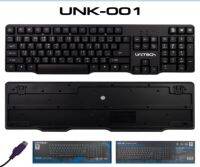 Keyboard Unitech PS2 UNK-001 คีย์บอร์ด ยูนิเทค PS/2 หัวกลม เครื่องชั่ง โรงงาน เครื่องจักร