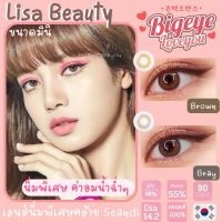 คอนแทคเลนส์?Lisa? Brown/Gray (Beautylens) ขนาดมินิ?ลายคล้าย Scandi(O-lens)