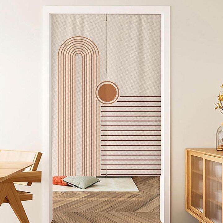Japanese Living Room Curtain Divider Hall Partition Curtain Short Door