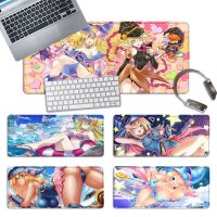 Hot Selling Anime YuGiOh Dark Magician Girl Gaming Mouse Pad Large Big Mouse Mat Desktop Mat Computer Mouse pad For Overwatch