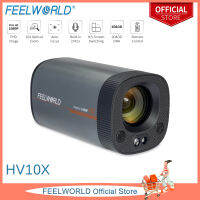 FEELWORLD HV10X Professional Live สตรีมมิ่งกล้อง Full HD 1080P 60fps USB3.0 HDMI พร้อม10X Optical Zoom Auto Focus ไมโครโฟนรองรับรีโมทคอนโทรล