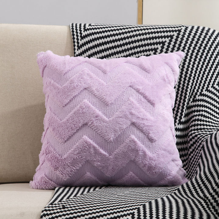 european-pillow-shell-cushion-case-solid-color-pillowcase-soft-plush-wool-pillow-covers-pillowcase-pillow-covers