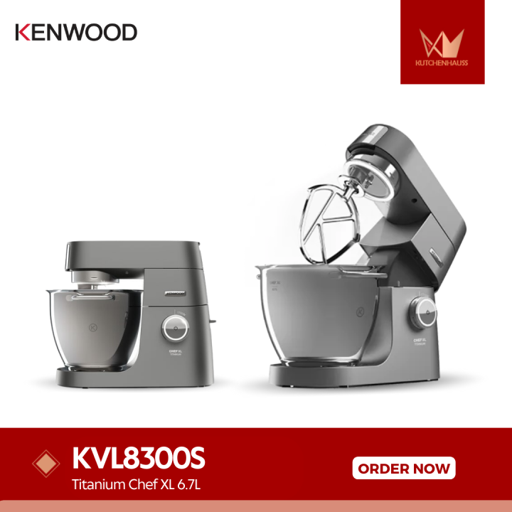 Kenwood Kitchen Stand Mixer Titanium Chef XL KVL8300S 6.7L 1700W Lazada