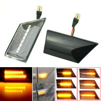 ลำดับกระพริบ LED เลี้ยวด้านข้างเครื่องหมายแสงแบบไดนามิกไฟกระพริบ93192381 93192382สำหรับ Opel Vectra C Signum 2003-2008