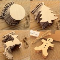 Wooden Gingerbread Man Elk Bell Pendant Christmas Tree Ornaments Christmas Decorations for Home 2023 New Year Navidad Noel Decor Christmas Ornaments