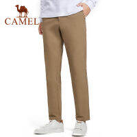 Cameljeans กางเกงผู้ชายฤดูใบไม้ร่วงตรงธุรกิจกางเกงขายาวผ้าฝ้าย