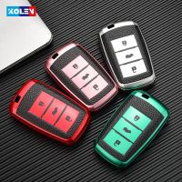 ❡ Leather TPU Car Remote Key Full Cover Case Fob Shell For Changan CS75 EADO CS35V7 CS15 Oushang RAETON Car Styling Accessories