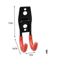 ตะขอที่แขวนจักรยานโรงรถแบบติดผนังตะขอโลหะสำหรับงานหนักสำหรับตะขอจัดการเครื่องมือจัดเก็บในโกดังเครื่องมือแขวนพร้อมสกรู
