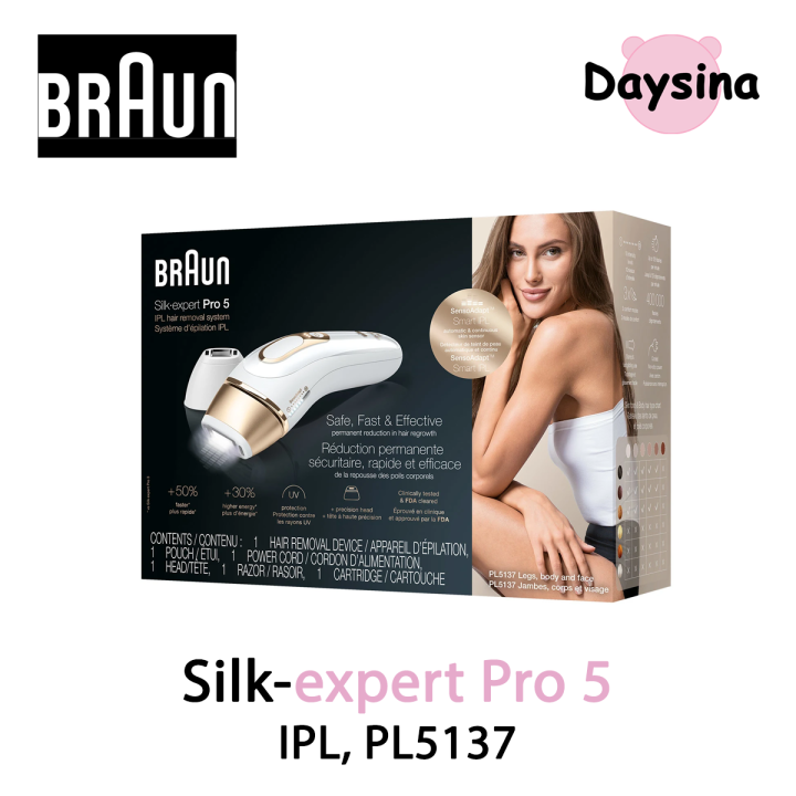Braun Silk Expert Pro 5 Pl5137 Ipl Erfahrungen Braun Silk-expert Pro 5 PL5137 IPL with 3 extras: precision head, Venus
