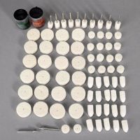 76pcs Wool Polishing Accessories Electric Grinding Mill Kit Wool Grinding Paste Suits Dremel Tools Herramientas