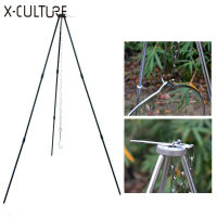 Camping Tripod for Fire Hanging Pot Outdoor Campfire Cookware Picnic Cooking Stove Pot Grill Camping Stove Tableware Accessory