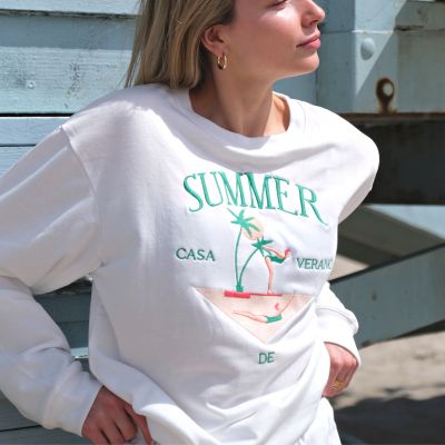 Casa De Verano Sweater &amp; Shorts - The Summer Project / เสื้อหนาวแขนยาว กางเกง