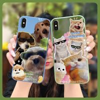 phone case Cartoon Phone Case For iphone X/XS Skin feel silicone soft shell Lens package protective case Anti-fall cute