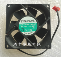 Fnhg ดั้งเดิม Jianzhun SUNON KDE2408PTB3-6A 24A 1.5W 8025 8CM พัดลมคอมพิวเตอร์