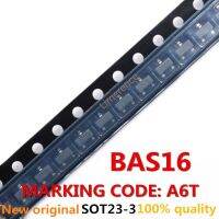 รหัสการทําเครื่องหมาย 100PCS BAS16 SOT23: A6T