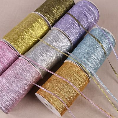 3MM*18M Sewing Piping Fabric Ribbons for Crafts Golden Ribbon Ribbons for Decorating Gifts for Ribbon Packaging Decorative Gift Wrapping  Bags