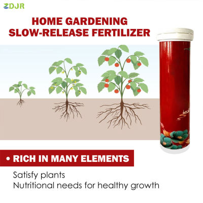 ZDJR แท็บเล็ตอินทรีย์ปุ๋ยออร์แกนิกปล่อยช้าส่งเสริมพืช Grow รากสำหรับปลูกรูปดอกไม้ต้นไม้อวบน้ำ