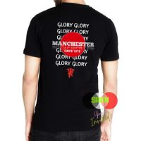 เสื้อยืดคอกลมเสื้อยืด ลาย Manchester United S-5XL