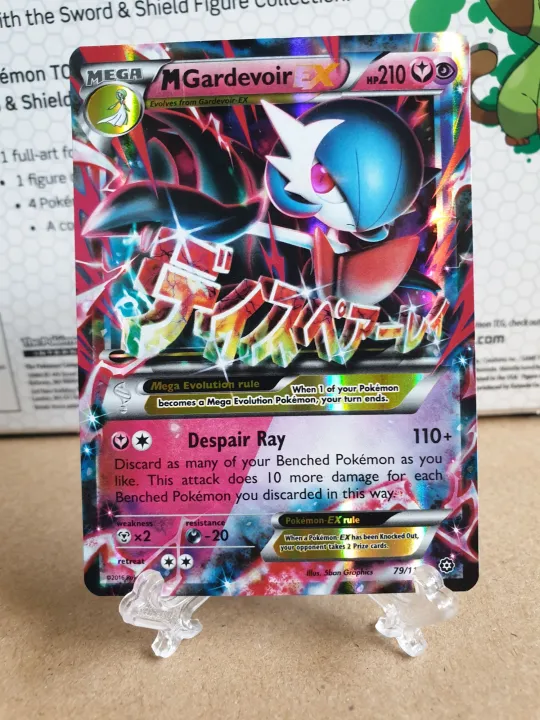 CARTA POKÉMON MEGA GARDEVOIR-EX ULTRA RARA ORIGINAL COPAG + BRINDES