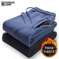 2021Pioneer Camp New Winter Thick Fleece Sweatpants Men Brand Clothing Letter Embroidery Warm Trousers Male Quality Pants AZZ801373