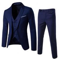 Men Spring 2 Pieces Classic Blazers Suit Sets Men Business Blazer +Pants Suits Sets Autumn Men Wedding Party Set