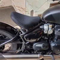 ✁❏✘ For Triumph Bonneville Bobber Rear Seat Cowl Cover 3D Mesh Net Waterproof Sunproof Protector Motorcycle Accessories