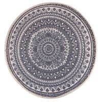 Round Rugs Bedroom Rugs Bohemian Mandala Circle Rugs Suitable for Family Living Room Coffee Round Rugs